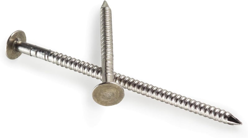 Simpson StrongTie Simpson Strong Tie T210ARN1 2D Roofing Tile and Slating Nails 1-Inch and 10-Gauge, Ring Shank 316 Stainless Steel, 1-Pound, 212 Nails - Image 3